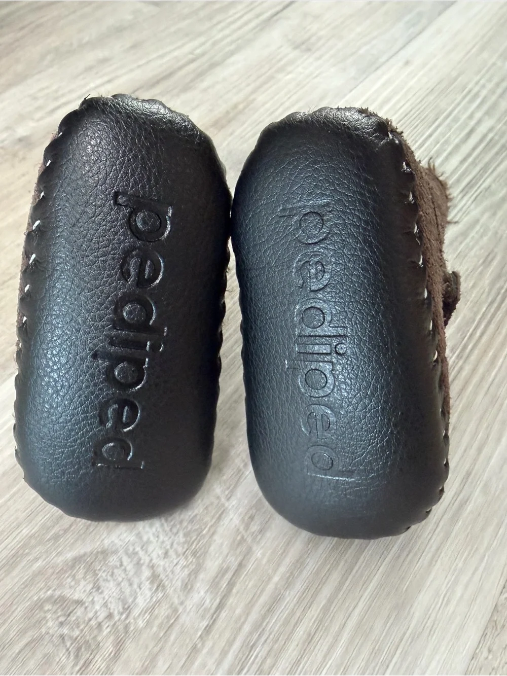 Pediped Originals Henry Brown Leather Baby Boots 0-6 Months X-Small NIB